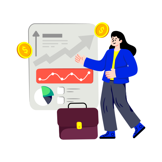 Business Report, Financial Report, Data Analyst, Statistics, Infographic, illustration