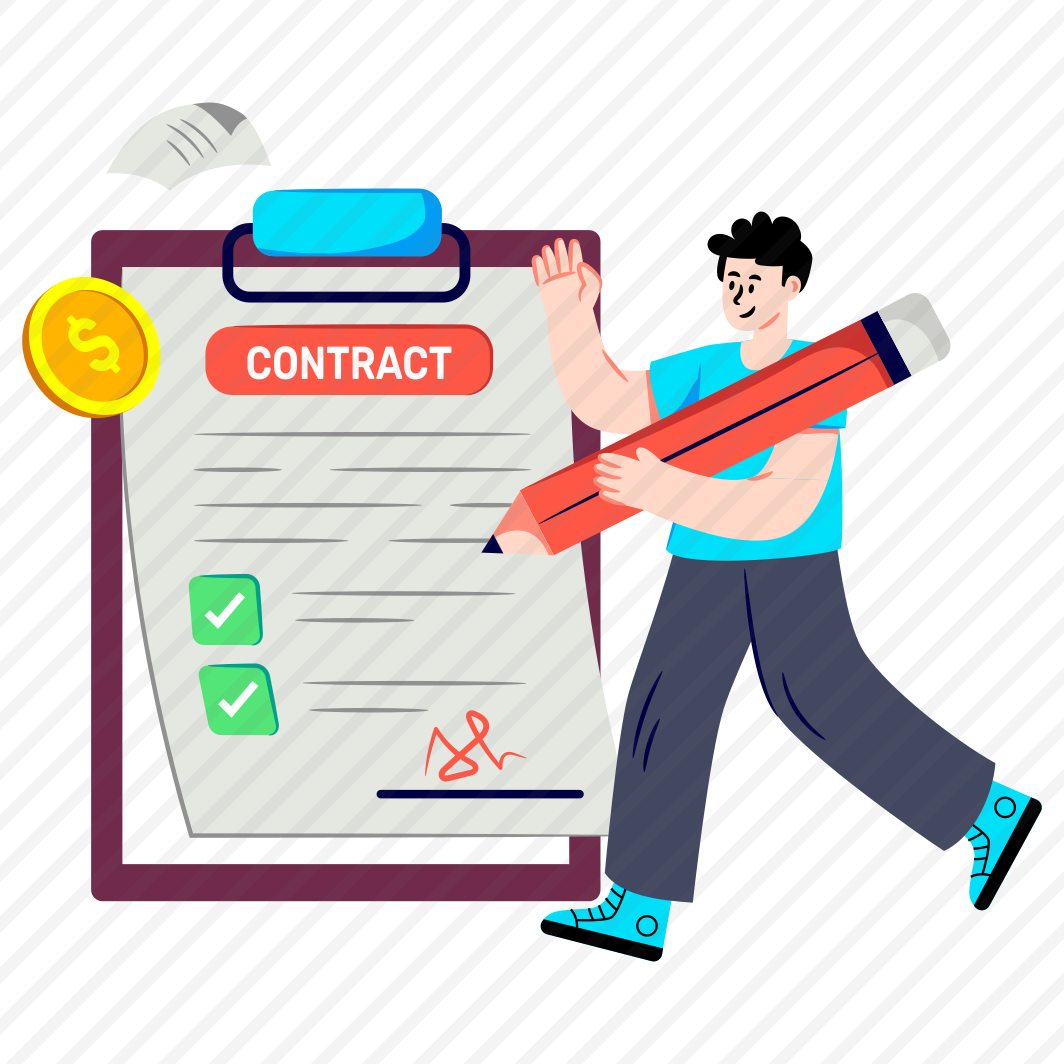 Contract Paper, Agreement, Deal, Signature, Contract Document preview