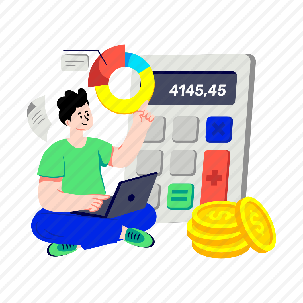 Financial Calculation, Arithmetic, Mathematics, Accounting, Money Calc, preview