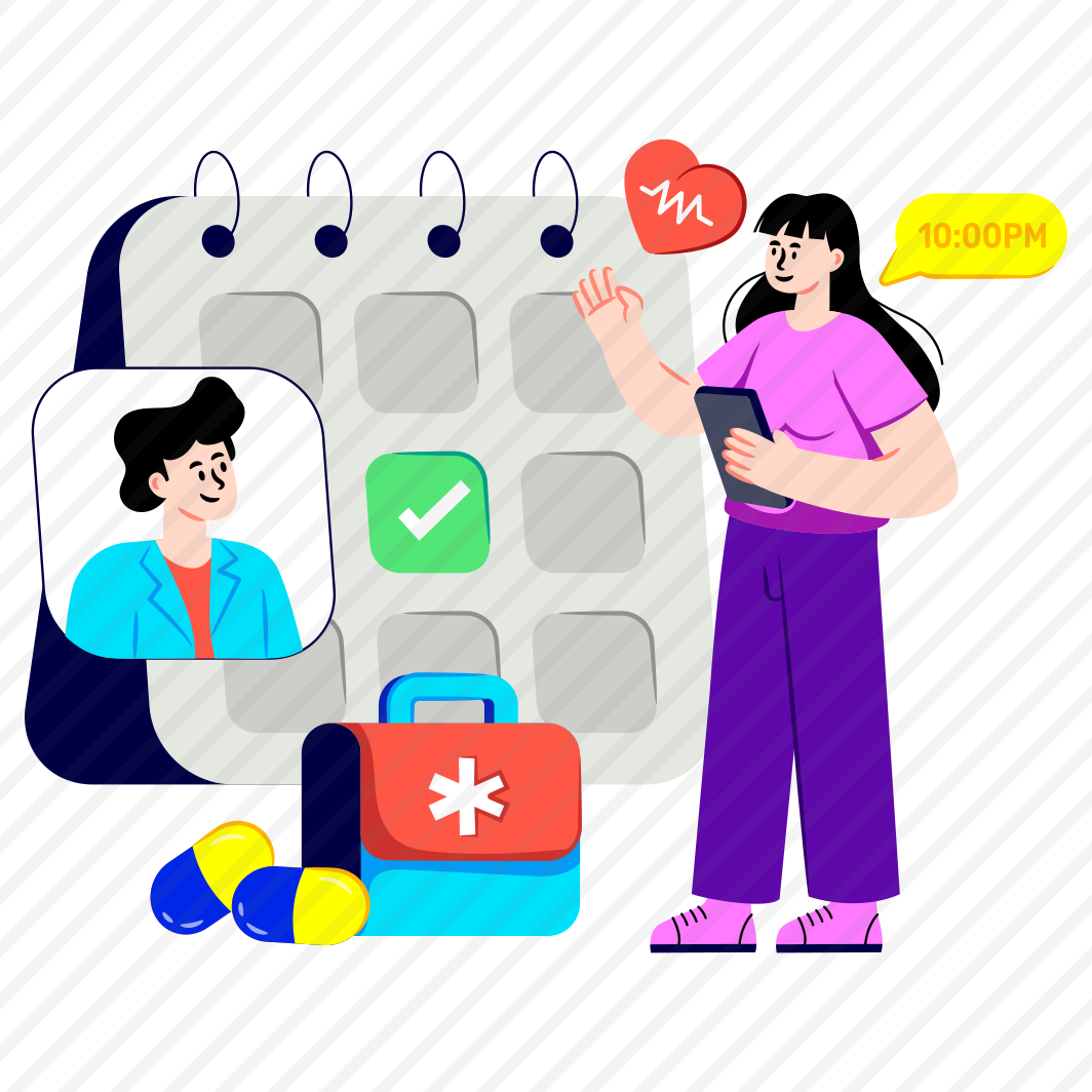 Doctor Appointment, Schedule, Planner, Almanac, Medical Schedule, preview