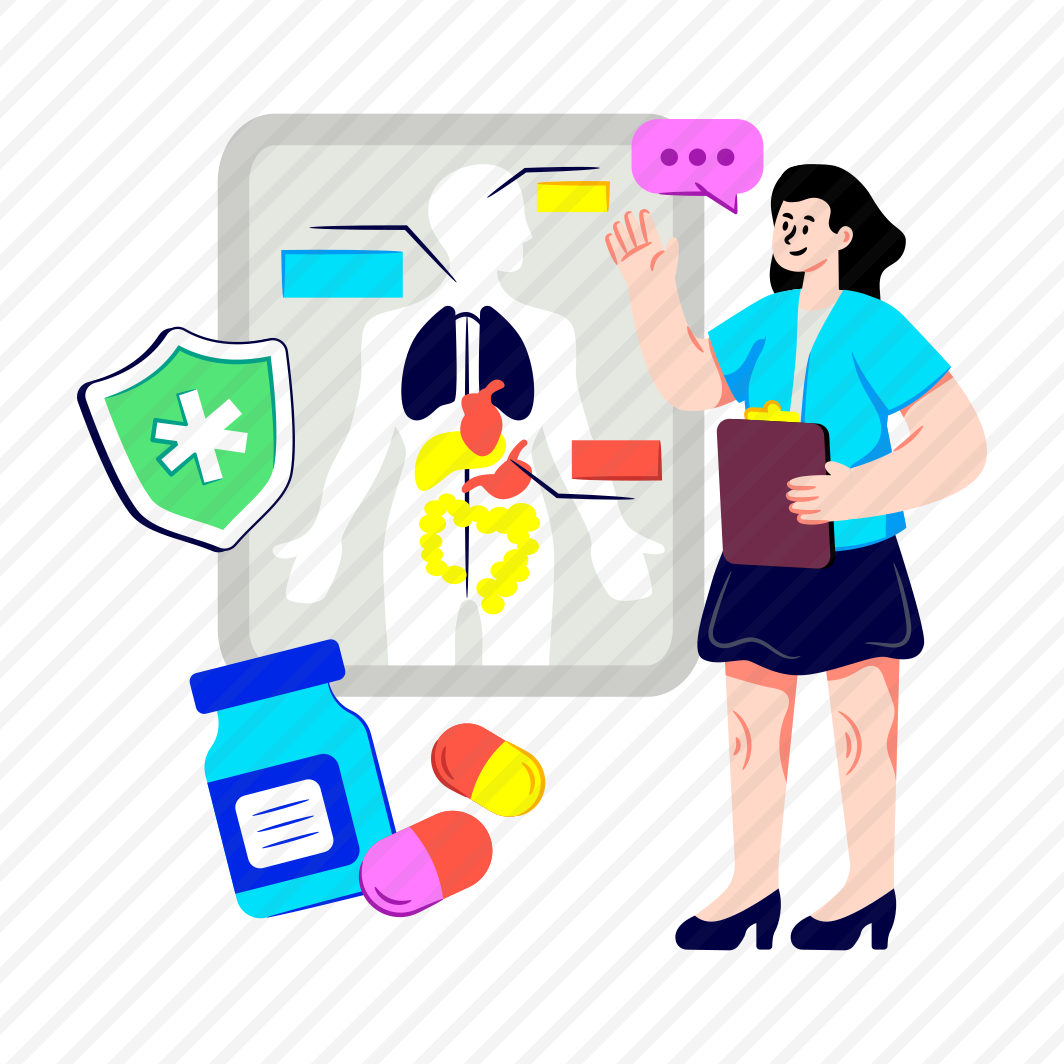 Human Body Presentation, Medical Representation, Doctor Discussion, Biology, Science, preview