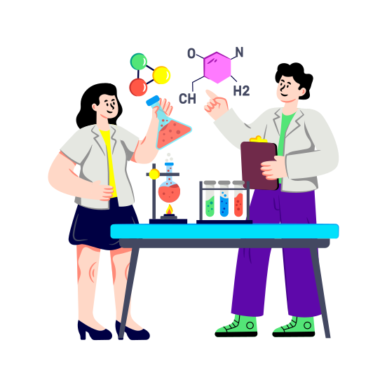 Medical Lab, Lab Test, Lab Experiment, Lab Doctors, Medical Research illustration