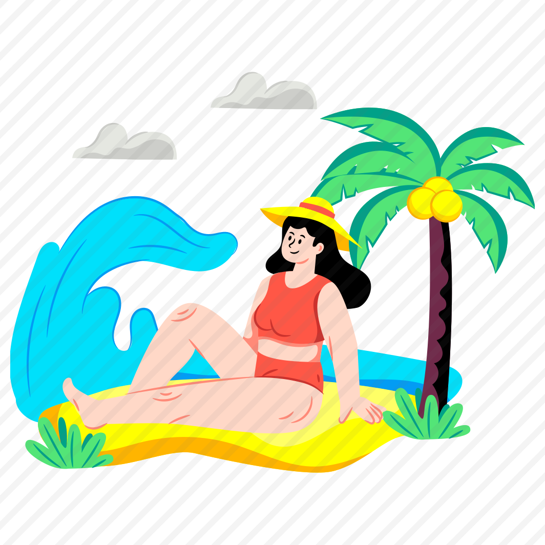 Beach Girl, Beach Woman, Beach Fun, Beach Enjoyment, Summer Vacations preview