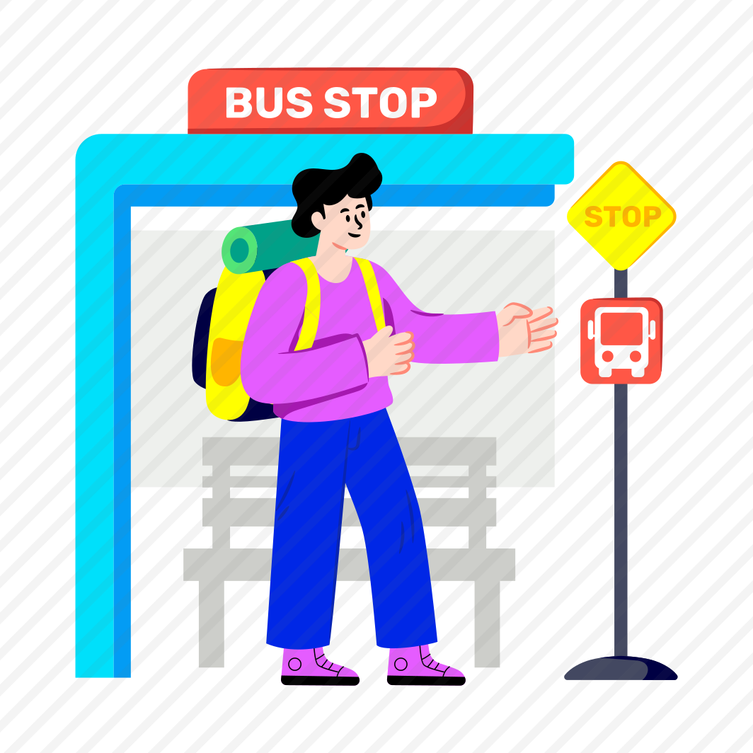 Bus Stop, Bus Terminal, Public Stop, Bus Stand, Bus Station preview