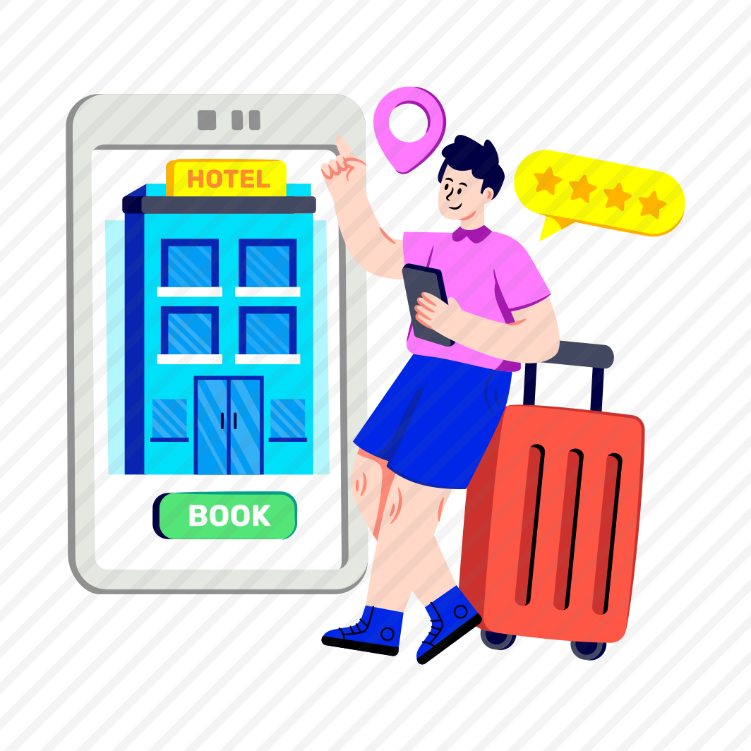 Mobile Hotel Booking, Mobile Motel, Mobile Building, Online Hotel, Mobile Hotel App preview
