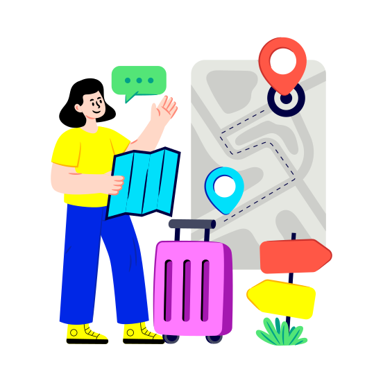 Travel Map, Travel Location, Travel Direction, Gps, Navigation,icons illustration