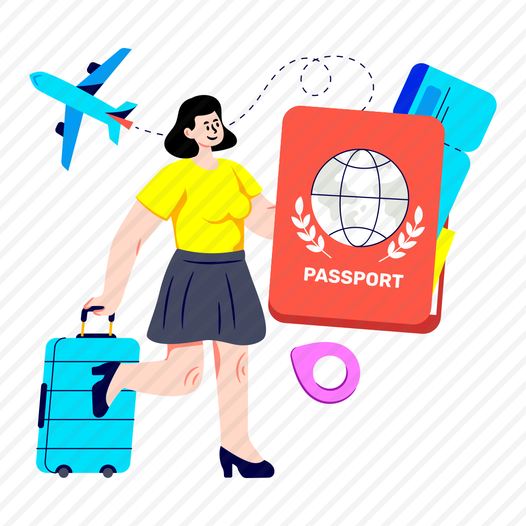 Traveler, Tourist, Backpacker, Journeyer, Air Travel preview