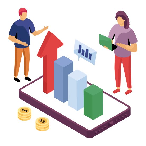 Business Data Analytics, Statistics, Business Chart, Business Graph ,infographic, illustration