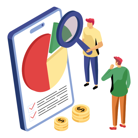 Data Analysis, Infographic, Statistics, Business Chart, Business Graph , illustration