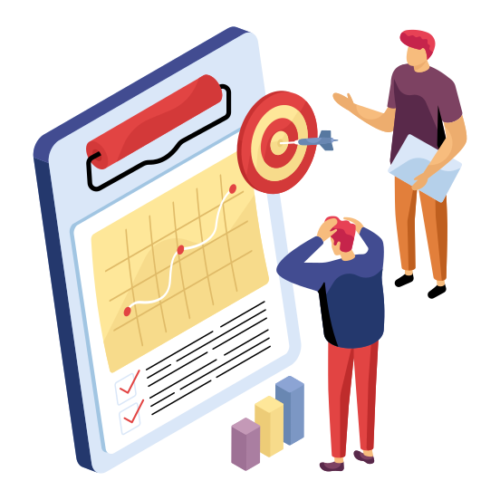 Data Analytics, Infographic, Statistics, Business Chart, Bad Report , illustration