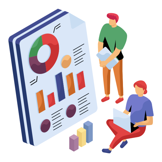 Data Analytics, Infographic, Statistics, Business Chart, Business Report , illustration
