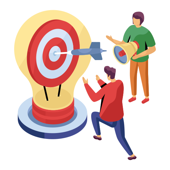 Target Idea, Innovation, Bright Idea, Creative Idea, Creativity , illustration