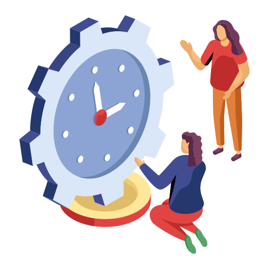 Time Management, Time Development, Time Setting, Time Configuration, Time Config, illustration