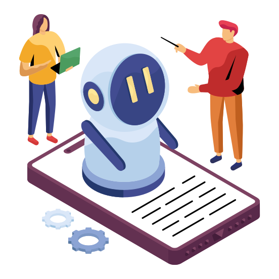 Ai,mobile Robot, Artificial Intelligence, Mechanical Person, Rob, illustration