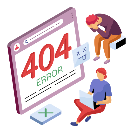 Error , Page Error, Blocked Website, Web Error, Http Error, illustration