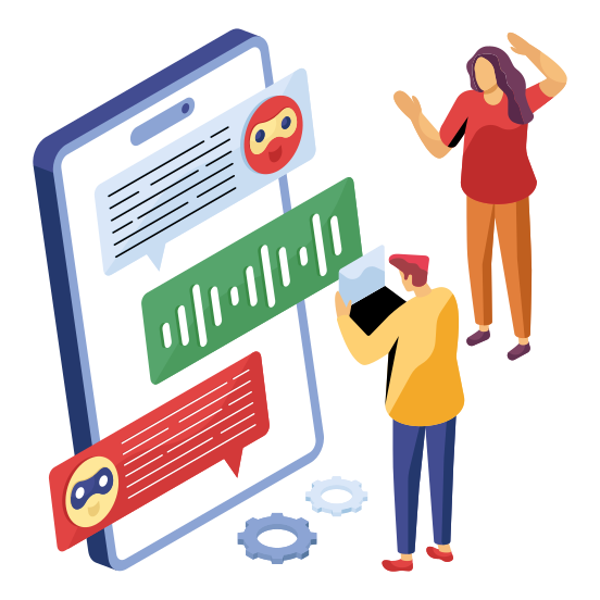 Voice Recognition, Sound Recognition, Audio Recognition, Speech Recognition, Voice Control, illustration