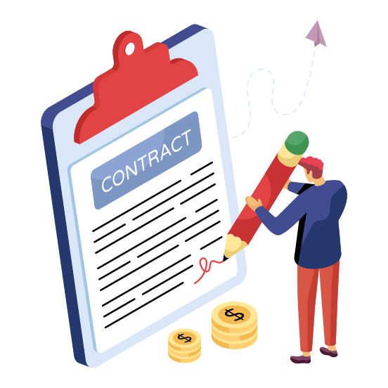 Contract, Agreement, Signature, Sign, Legal Paper , illustration