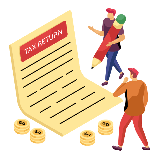 Tax Return, Tax Refund, Tax Paper, Tax Document, Tax Doc, illustration