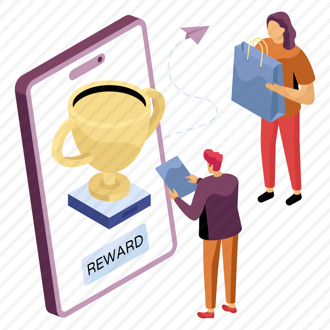 Mobile Reward, Mobile Trophy, Online Award, Triumph, Achievement , preview