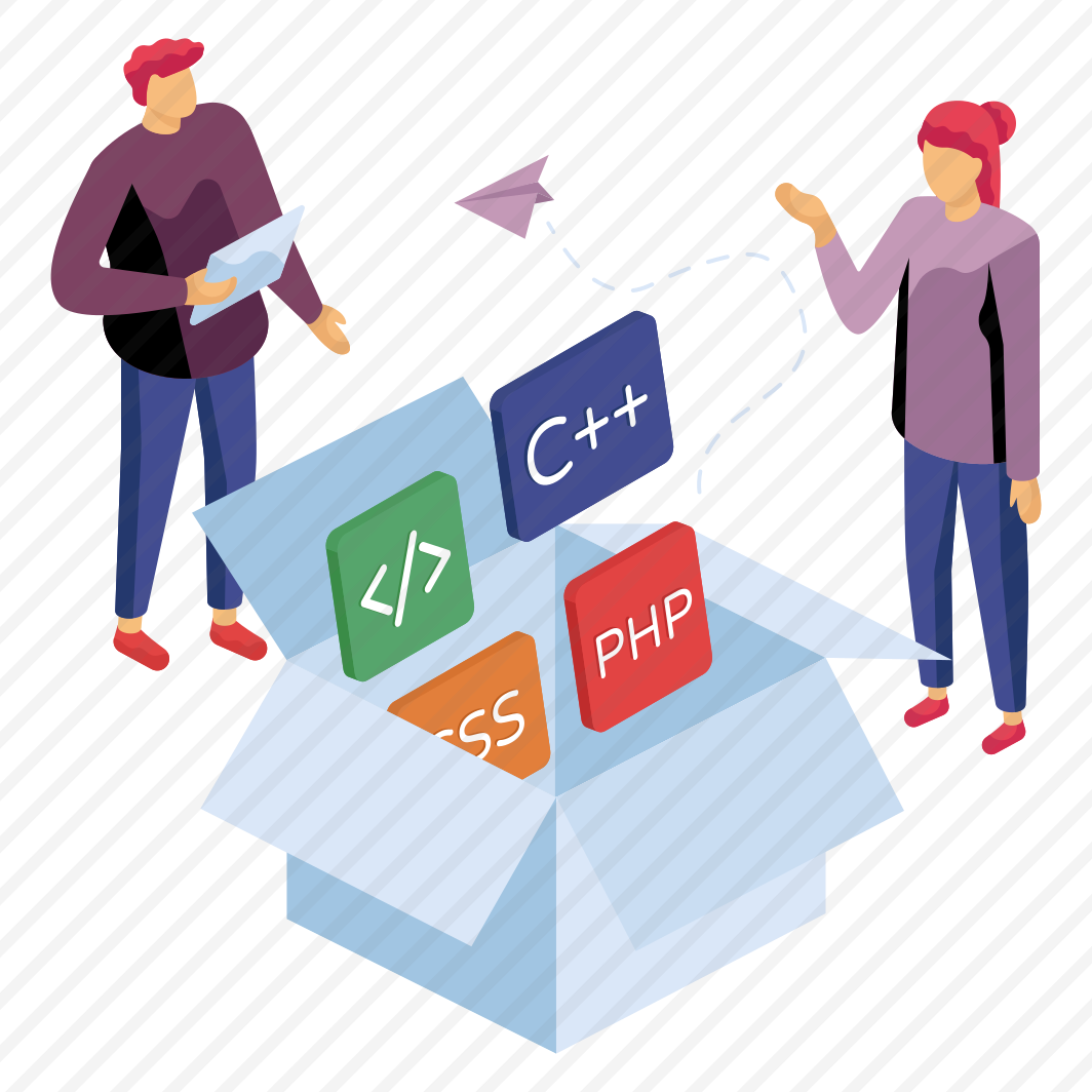 Coding Parcel, Coding Package, Coding Carton, Cardboard, Box, preview