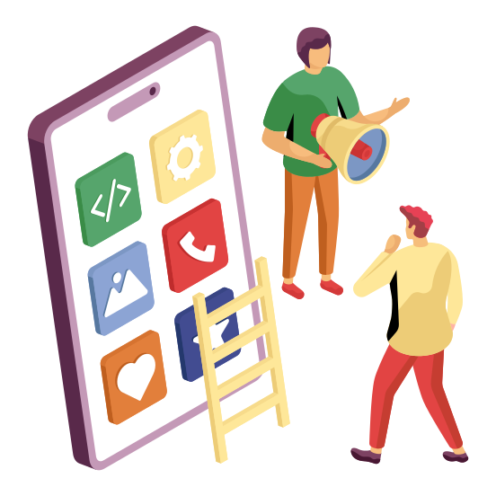 Mobile Apps, Mobile Application, Mobile Menu, Mobile Layout, Mobile Design , illustration
