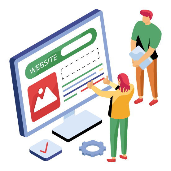 Online Content Writing, Article Writing, Blog Writing, Copywriting, Website Writing, illustration