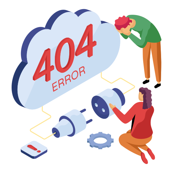Error , Page Error, Blocked Website, Web Error, Http Error, illustration