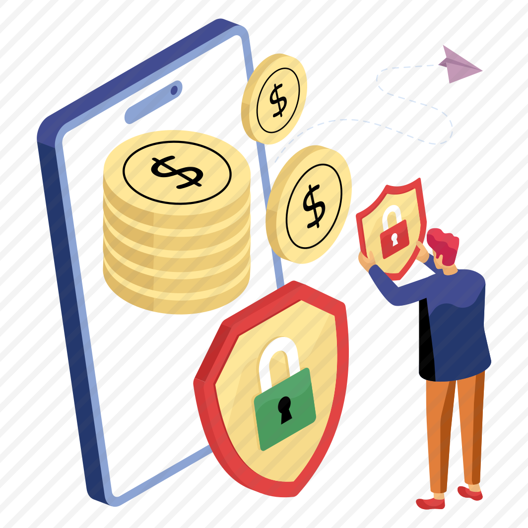 Financial Security, Financial Protection, Secure Currency, Secure Money, Secure Coins, preview