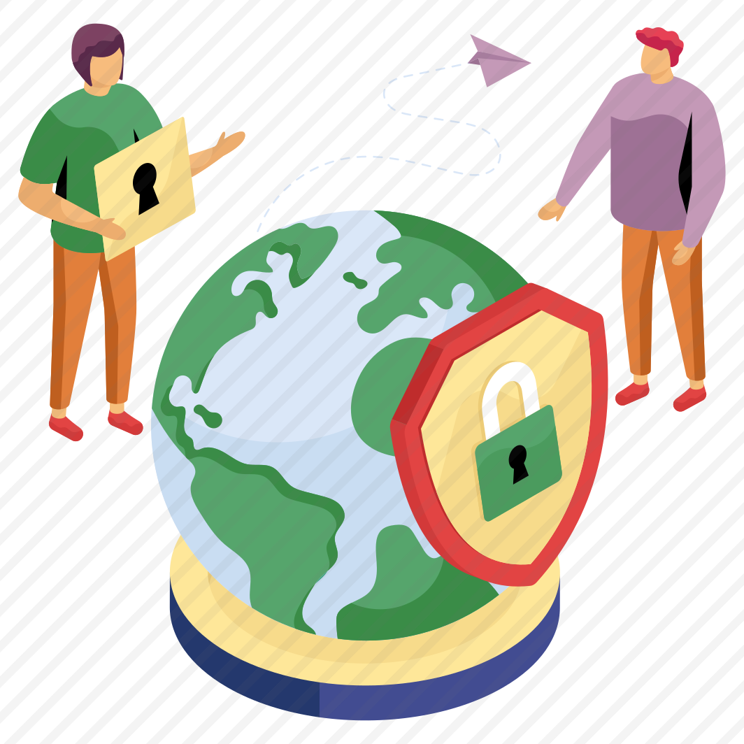 Global Security, Global Protection, Global Safety, Secure Globe, Worldwide Security, preview