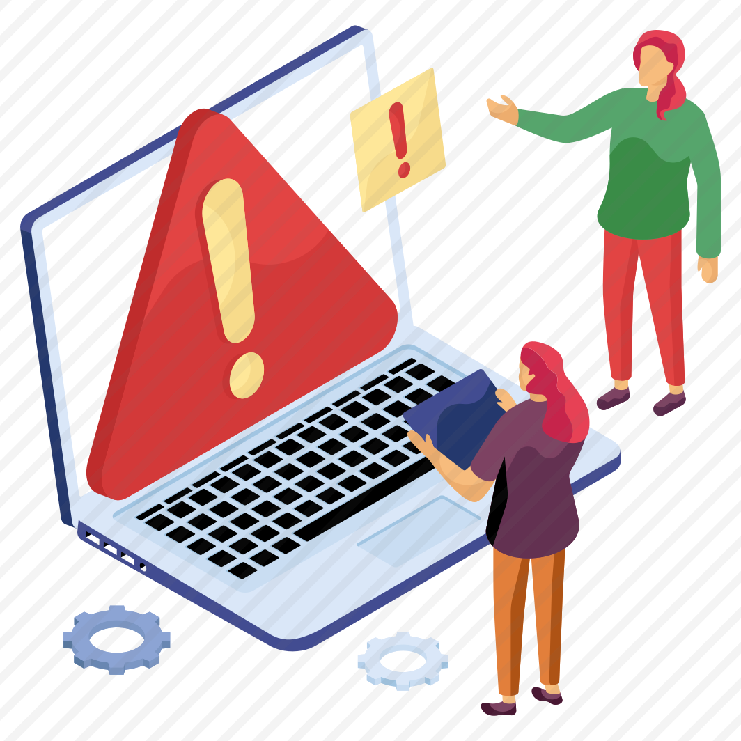 System Error, System Alert, System Warning, Laptop Error, Laptop Alert , preview