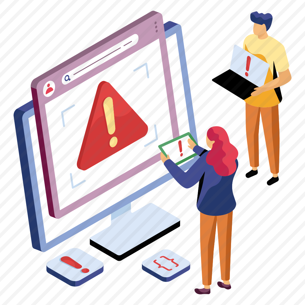 Web Error, Web Alert, Web Warning, Error Website, Webpage Error, preview
