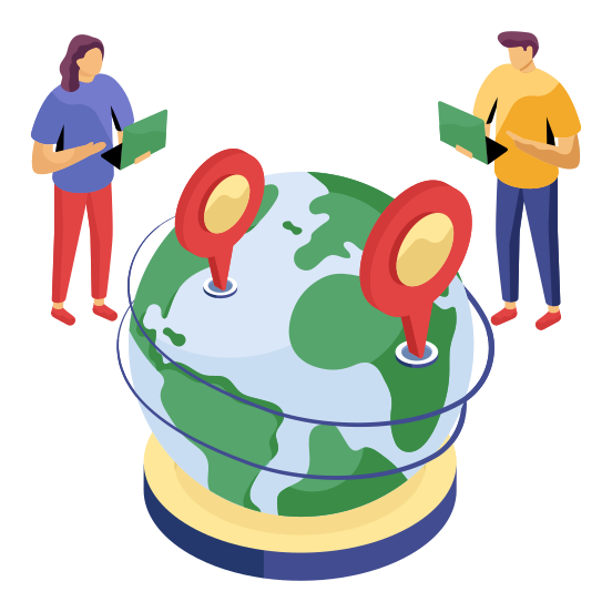 Global Location, Global Direction, Navigation, Geolocation, Gps , illustration