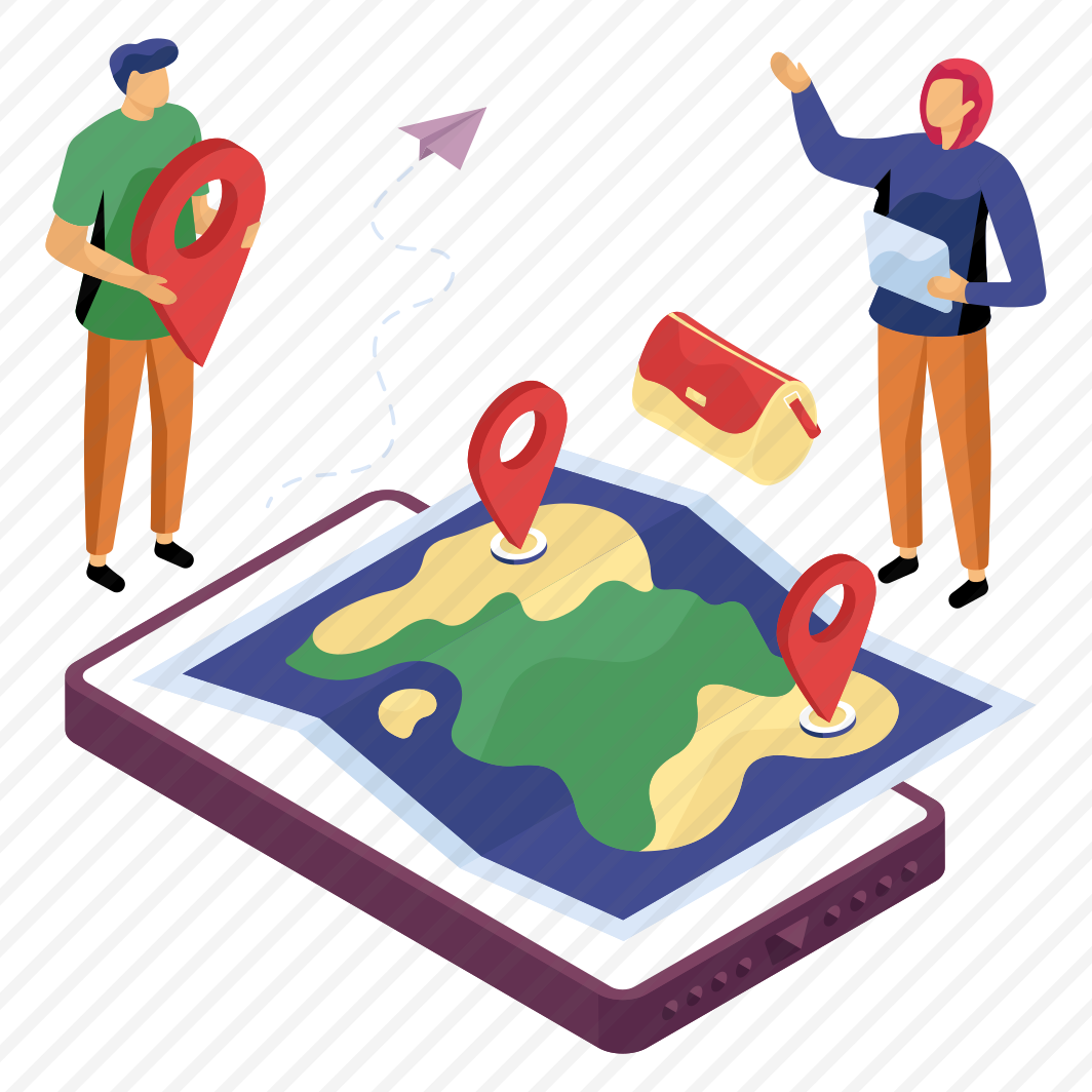 Gps,mobile Map, Mobile Location, Mobile Direction, Navigation, preview