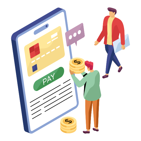 Mobile Payment, Epay, Online Payment, Digital Payment, Secure Payment , illustration