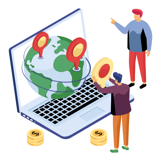 Navigation, Global Location, Global Direction, Geolocation, Gps , illustration