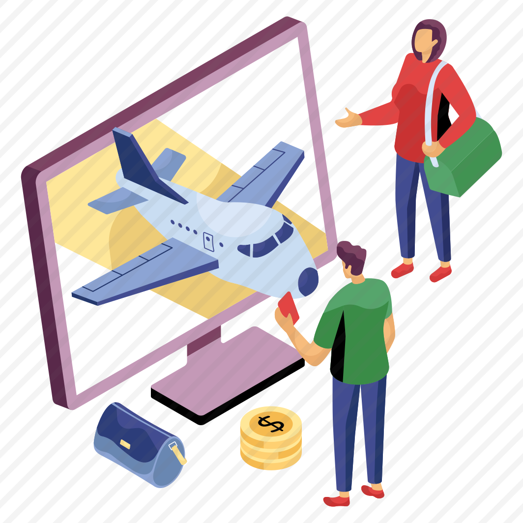 Online Flight Booking, Online Booking, Air Travel, Flight Booking App, Online Travel , preview