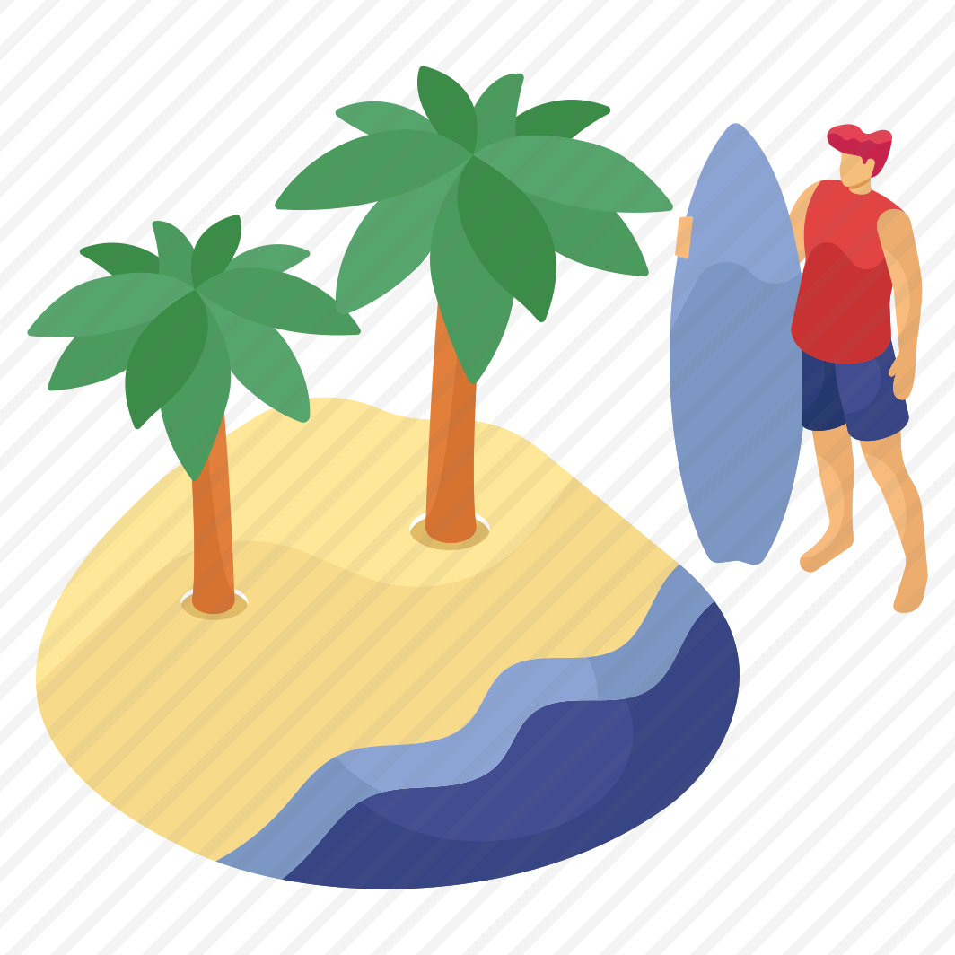 Palm Trees, Island ,coconut Trees, Beach Trees, preview