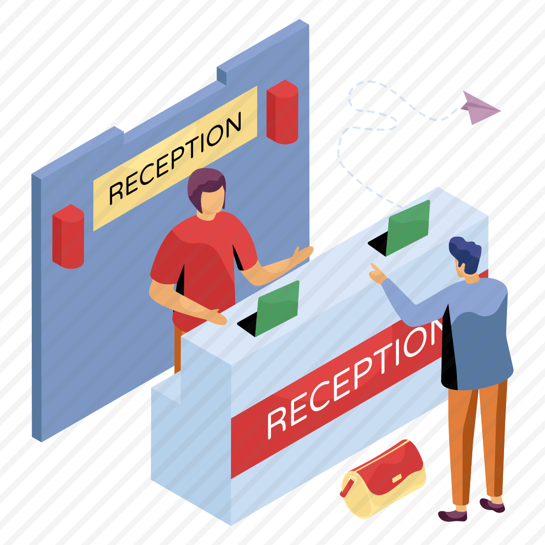 Reception Table, Reception Desk, Info Table, Info Desk, Front Desk, preview