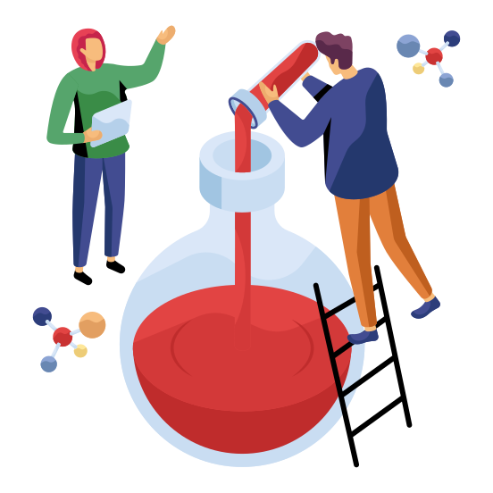 Chemical Flask, Lab Apparatus, Experiment, Lab Equipment, Laboratory Tool, illustration