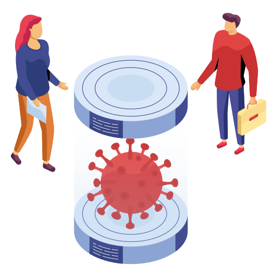 Corona, Covid , Coronavirus, Microorganism, Virus, illustration