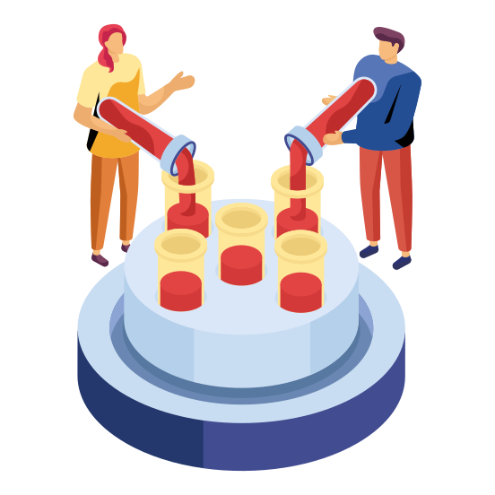 Test Tubes, Tubes Stand, Chemistry, Experiment, Chemical Tools, illustration
