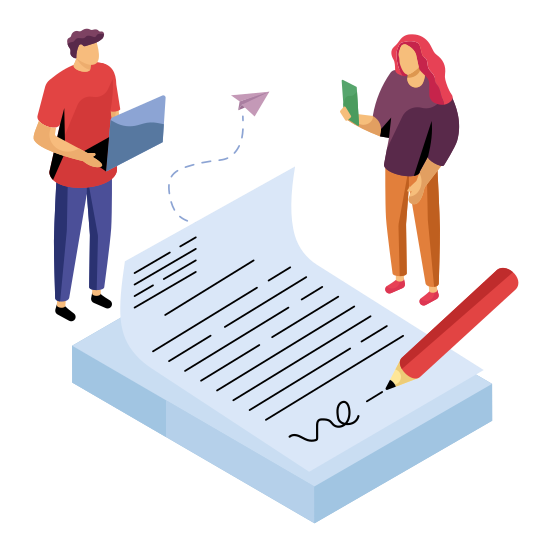 Contract Paper, Agreement, Deal, Signature, Paper Page, illustration