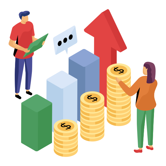 Data Analytics, Infographic, Statistics, Financial Chart, Financial Graph, illustration