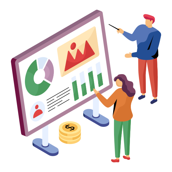 Data Presentation, Data Analytics, Infographic, Statistics, Graphical Representation , illustration
