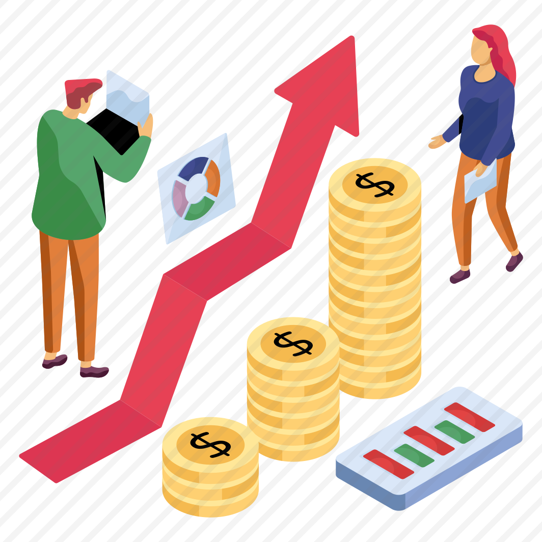 Financial Analytics, Infographic, Statistics, Financial Chart, Financial Graph, preview