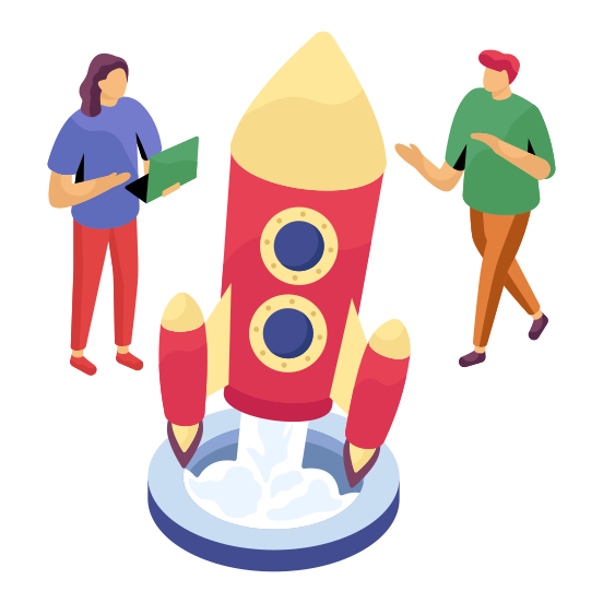 Startup, Launch, Initiation, Commencement, Mission , illustration