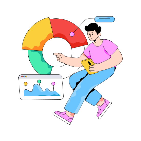 Business Chart, Business Graph, Business Analytics, Statistics, Infographic, illustration