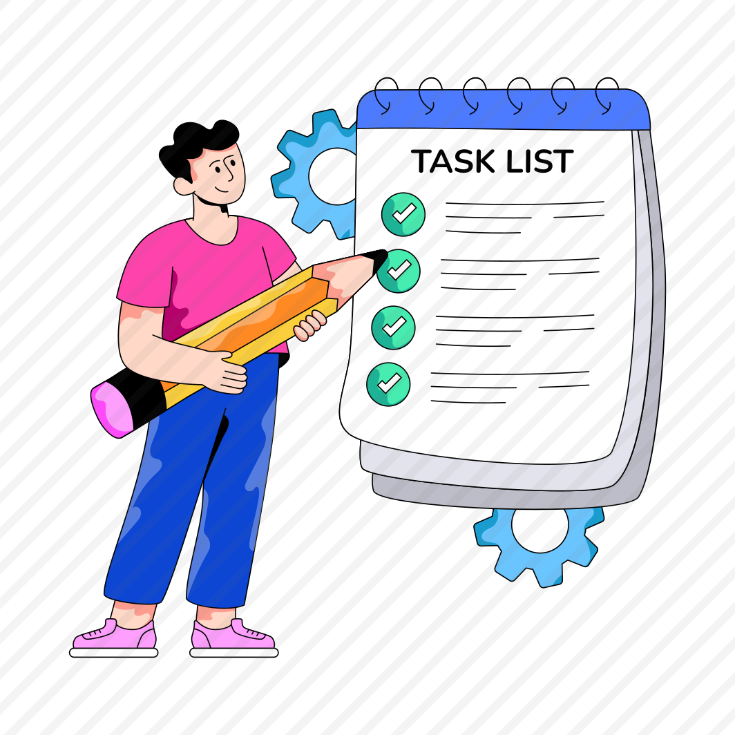 Checklist, List, Todo, Worksheet, Task List preview