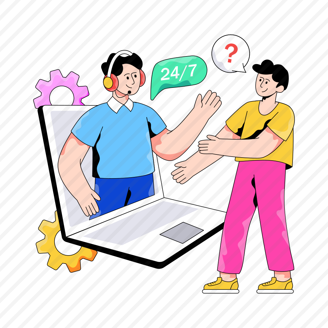 Customer Assistance, Helpline, Hotline, Online Services, Customer Support preview