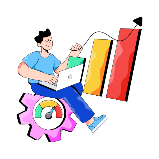 Efficiency, Productive, Business Analytics, Statistics, Infographic, illustration